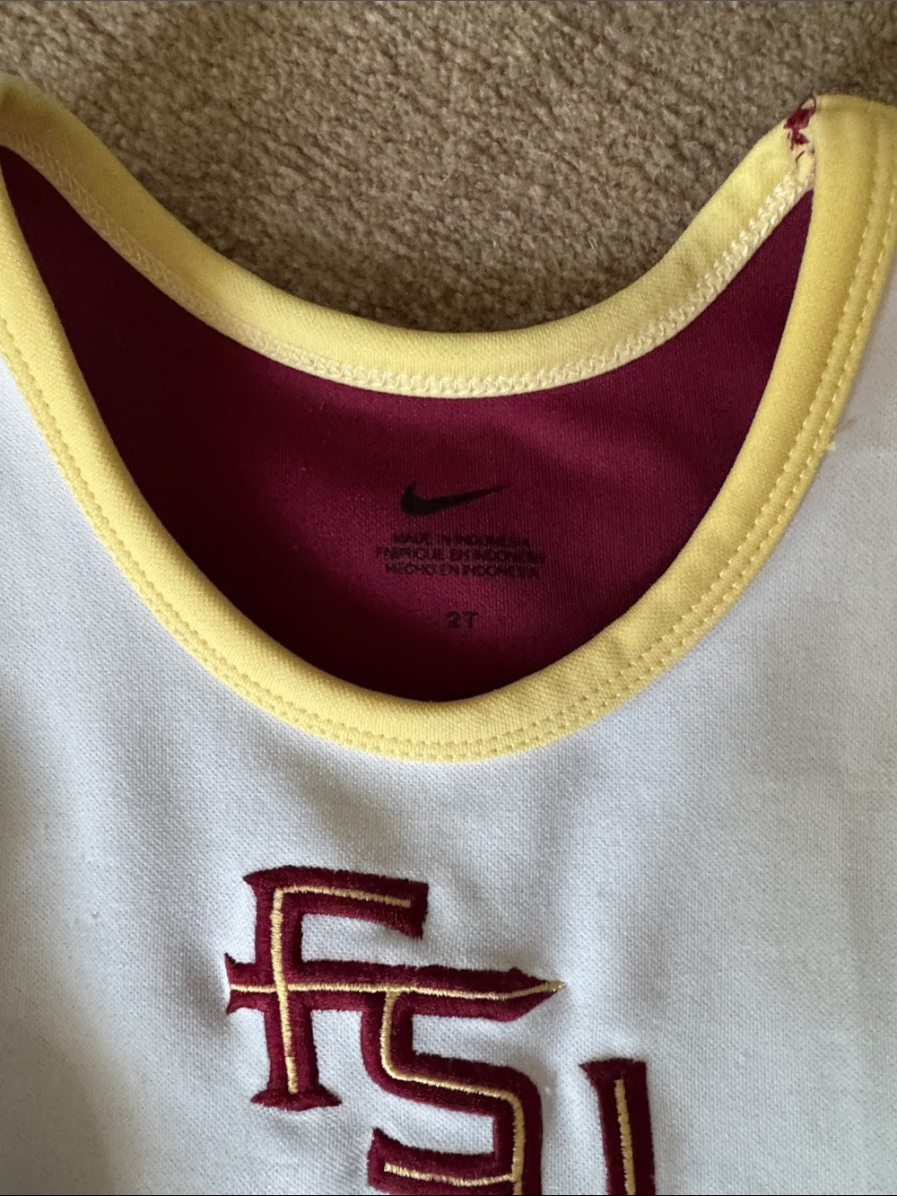 2T FSU cheerleader outfit Nike - Picture 3 of 4